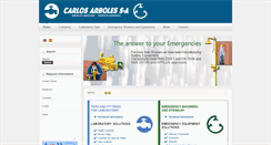 Desktop Screenshot of carlosarboles.com